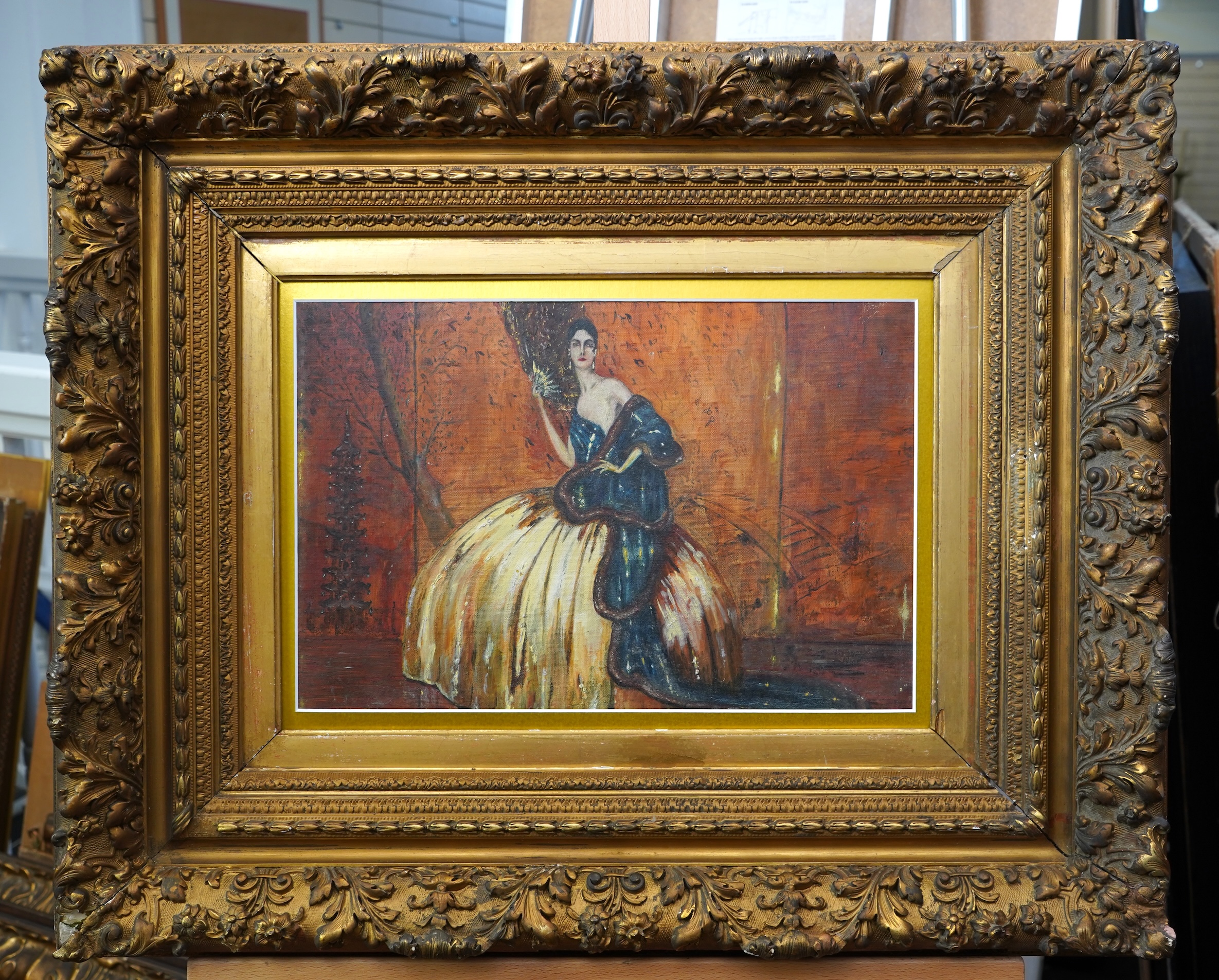 Jean-Gabriel Domergue, French 1889-1962, 'L'élégante'